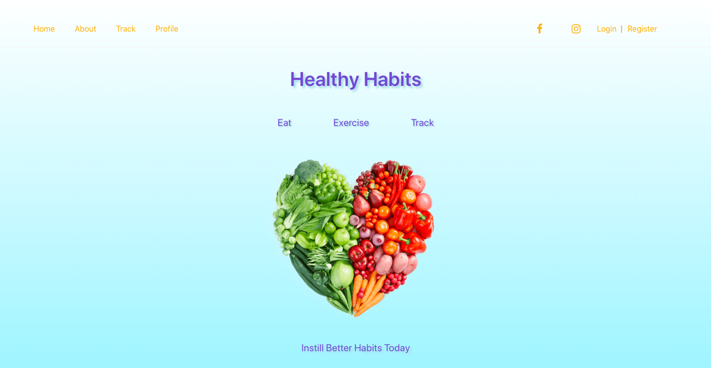 healthy habits screenshot